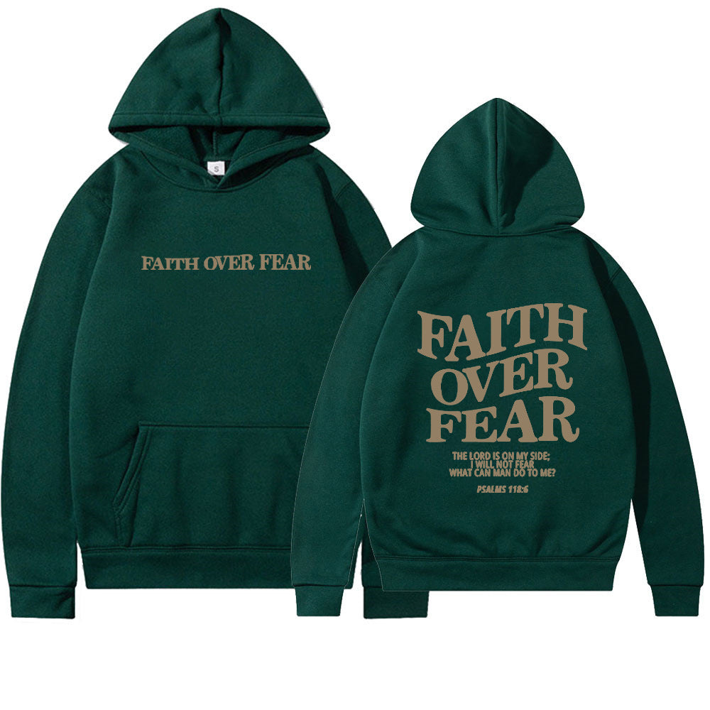 ‘Faith Over Fear’ Men's Hoodie Sweater