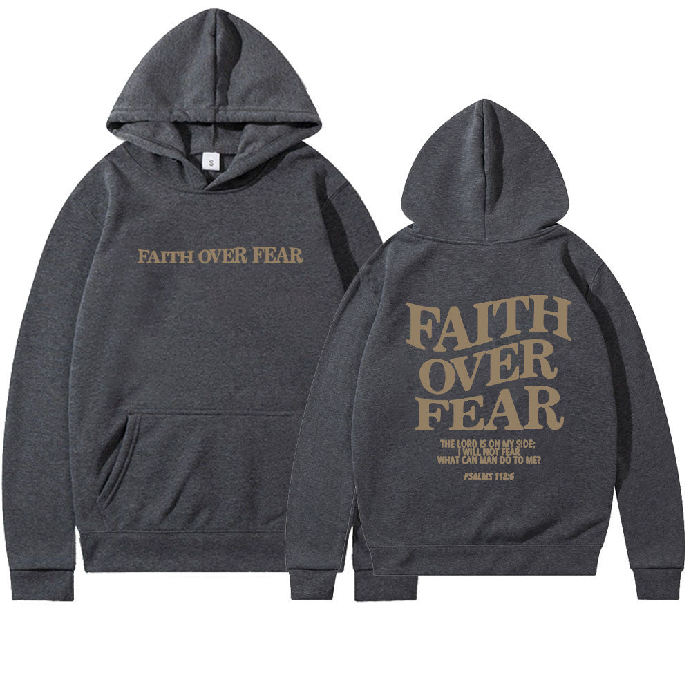 ‘Faith Over Fear’ Men's Hoodie Sweater