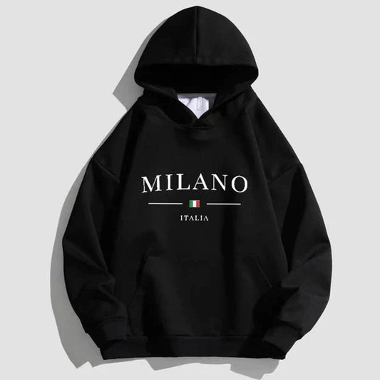 Black American Milano Hoodie