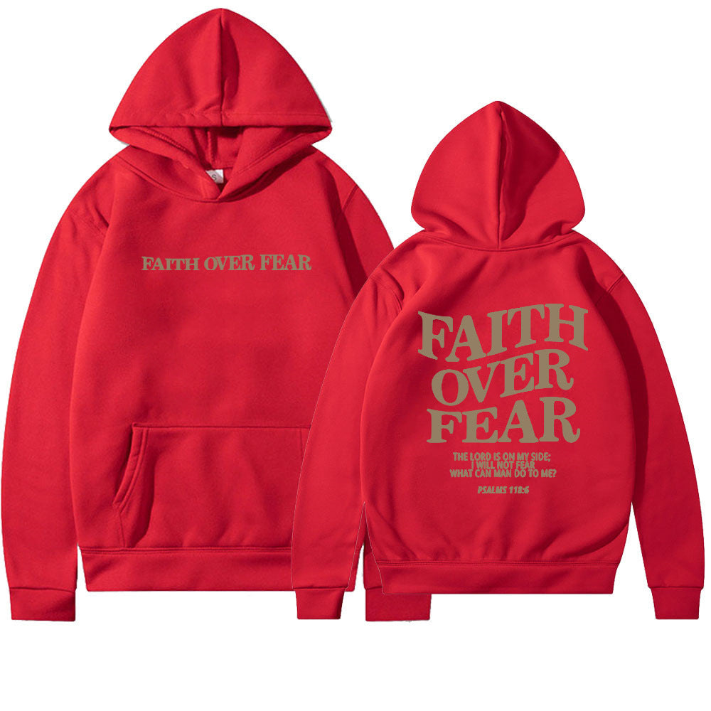 ‘Faith Over Fear’ Men's Hoodie Sweater