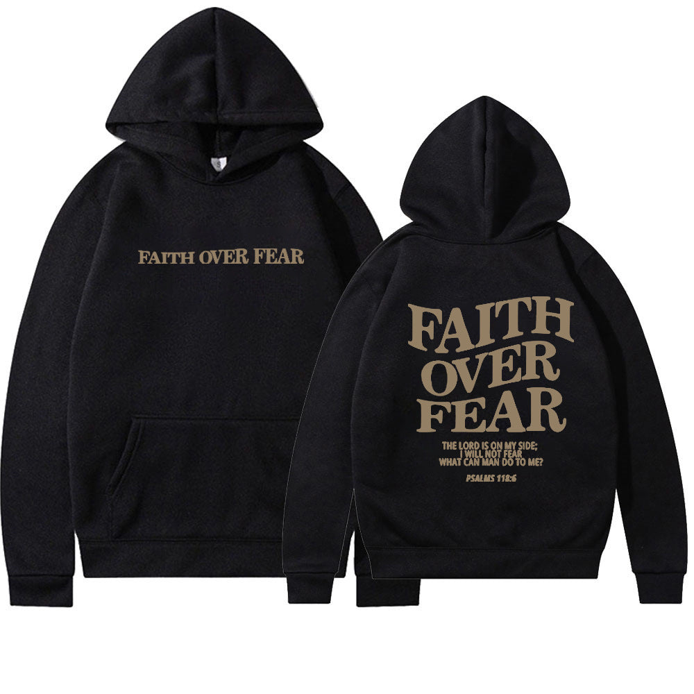 ‘Faith Over Fear’ Men's Hoodie Sweater