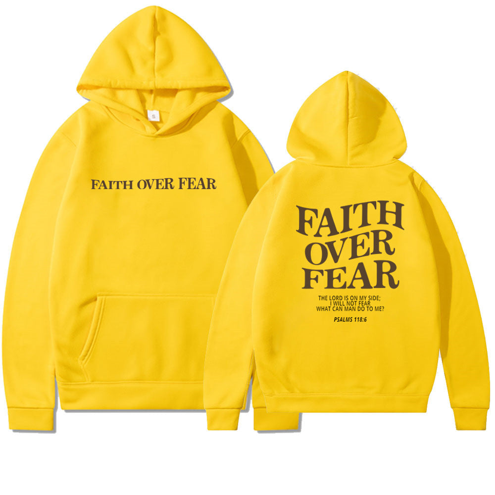 ‘Faith Over Fear’ Men's Hoodie Sweater