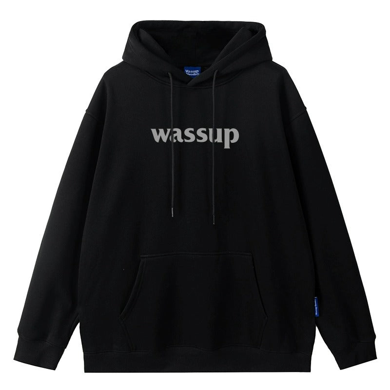 Men's Fashion Casual Cotton Loose All-match Hoodie Top