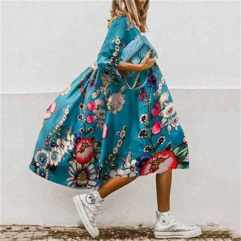 The Sweet Floral Print Women’s Dress