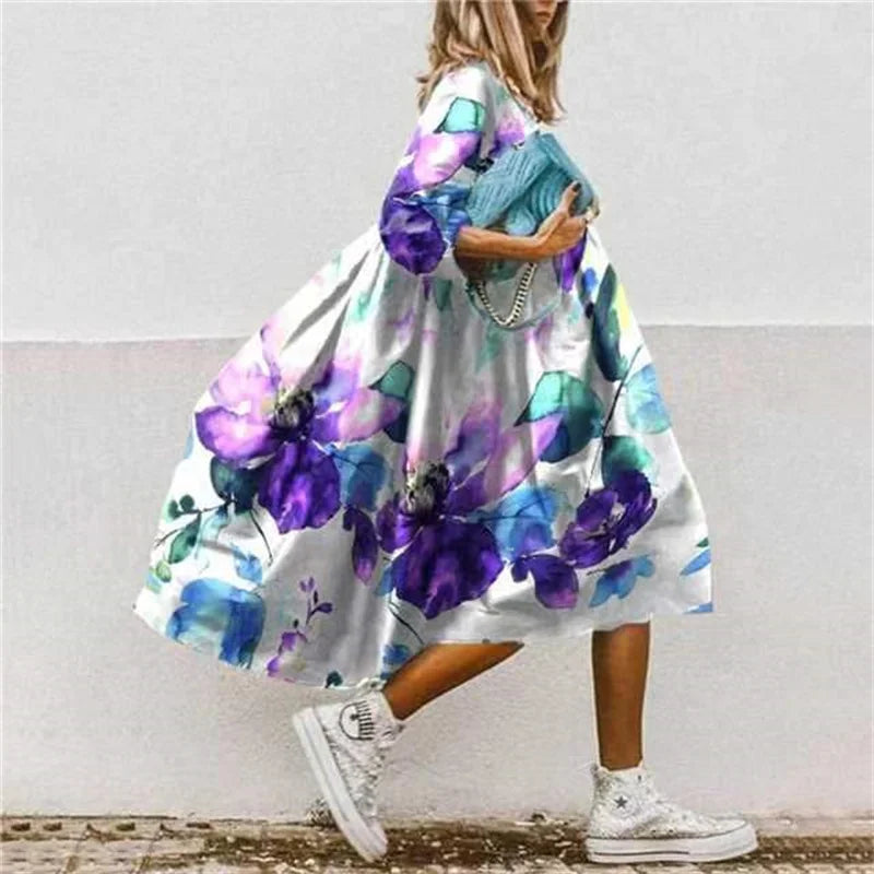 The Sweet Floral Print Women’s Dress