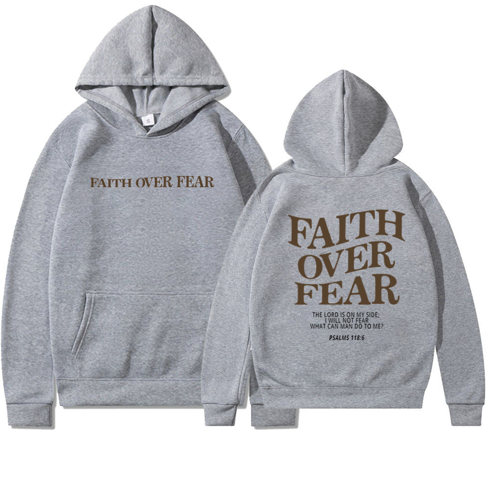 ‘Faith Over Fear’ Men's Hoodie Sweater