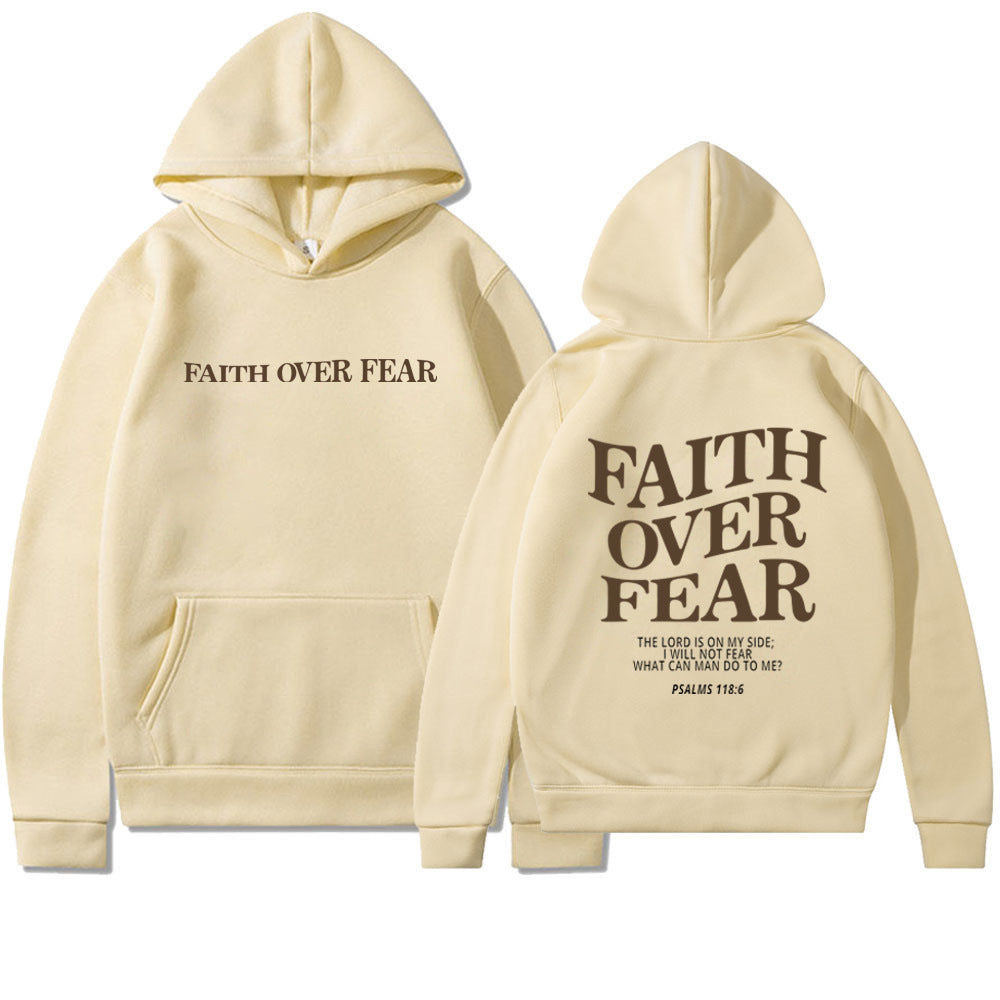 ‘Faith Over Fear’ Men's Hoodie Sweater