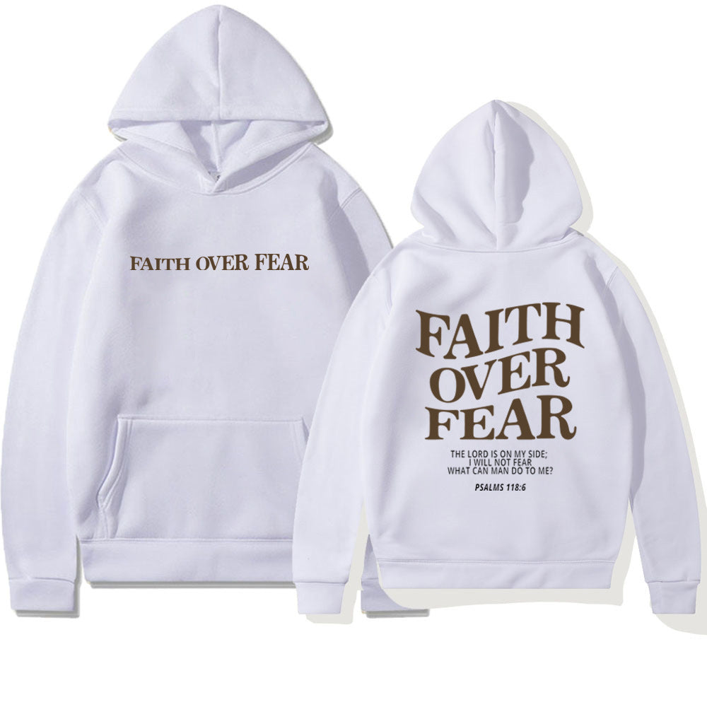 ‘Faith Over Fear’ Men's Hoodie Sweater